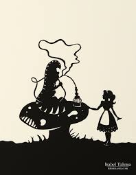 Black Alice In Wonderland Caterpillar Silhouette What If We Did Something Like This In A Black Silhouette For Behin Alice In Wonderland Silhouette Alice In Wonderland