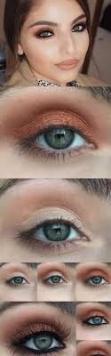 perfect makeup tutorials for green eyes