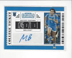 Discover moses brown's biography, age, height, physical stats, dating/affairs, family and career updates. 2019 20 Panini Contenders Draft Picks 113 Moses Brown Au Rc Nm Mt