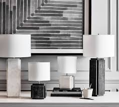 Light up your space with modern table lamps. Amara Marble Table Lamp Pottery Barn