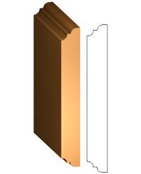 Our flexible chair rail moldings are usually applied on curved walls, columns or curved staircases. Heister House Millworks Chair Rail