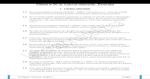 Lucrul mecanic este o mărime fizică definită ca produsul dintre componenta forței care acționează asupra unui corp în direcția deplasării punctului ei de aplicație și mărimea drumului parcurs. Clasa A Ix A Lucrul Mecanic Energia A Ix A Lucrul Mecanic Energia Profesor Simona Turcu Page 3 2 3 Un Automobil DezvoltÄƒ O Putere P 30kw È™tiind CÄƒ ForÈ›a De Frecare Ce Se