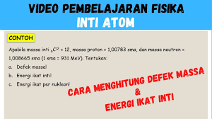 2y 4 struktur tersebut sama dengan helium atau partikel alfa. Fisika Atom Dan Fisika Inti Siswapelajar Com