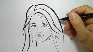 Lukis garis iris di dalam mata di langkah ini. Cara Menggambar Wajah Orang Wanita How To Draw Woman Face Youtube
