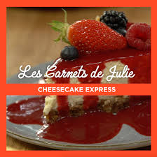 Cheesecake aux pépites de chocolat et snickers. Julie Andrieu Les Carnets De Julie Les Recettes Facebook
