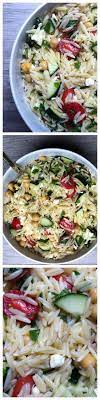 Summer Orzo Pasta Salad Recipe A Cedar Spoon Recipe Pasta Dishes Healthy Vegetarian Recipes