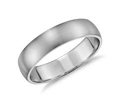 Matte Classic Wedding Ring In 14k White Gold 5mm Blue Nile In 2020 Mens Wedding Bands White Gold Mens Wedding Rings White Gold White Gold Wedding Rings