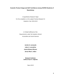 Jun 25, 2021 · turning it into a philosophical question is not a way to create a good research title for humss students. Pdf Cosmetic Product Usage And Self Confidence Among Humss Students Of Bayambang