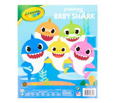 Be careful when coloring the hungry sharks! Baby Shark Coloring Book 40 Coloring Pages Crayola Com Crayola