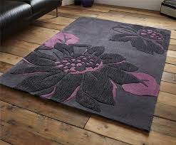 Attractive Large Area Rugs For Living Room 3 Plum Purple And Gray Area Rugs Purple Area Rugs Purple Rug Rugs In Living Room