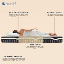 See our top picks to learn more. Morning Owl Firm Orthopaedic Latex Mattress For Back Pain