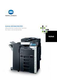 For details, refer to user's guide network administrator. Konica Minolta Bizhub 283 User Manual 16 Pages Also For Bizhub 363