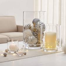Starfish hurricane candle holders, coffee table decor, beach candle holders, beach centerpiece, gift for mom, beach decor, gift for her. Taylor Large Glass Hurricane Candle Holder Reviews Crate And Barrel Christmas Coffee Table Decor Glass Hurricane Candle Holder Hurricane Candles