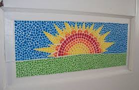 It has also been produced with brilliance by recycling old cds, paper, beans, seeds, egg shells and so much more. Faux Mosaic Painted How To Make A Piece Of Mosaic Art Mosaic And Decorating On Cut Out Keep