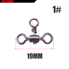 Us 0 74 37 Off Wdairen 10pcs Lot 3 Way Fishing Rotary Swivel Joint And Ball Bearing Stainless Steel Solid Ring Fishing Accessories Fa 537 In Fishing