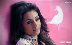 Trisha Krishnan Standing On Beach Water