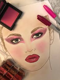 Face Chart Blank A4 Digital