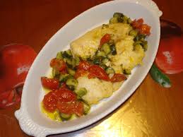 Far cuocere in padella per circa 30 minuti. Fiori Di Merluzzo Con Zucchine E Pomodorini