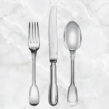 Christofle Chinon Silberbesteck Silberbesteck Besteck Manufaktur