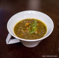 French Lentil Soup Lentilles Du Puy With Bacon And Fennel Tiny Urban Kitchen French Lentils French Lentil Soup Fall Soup Recipes