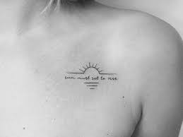Sun Must Set To Rise Sunset Sun Minimal Minimaltattoo Linework Lineworktattoo Tattoo Tattooing Tatuaje Girls Sun Tattoos Dainty Tattoos Girl Tattoos
