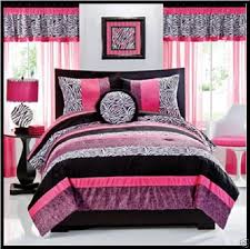 Save on pink bedding at jcpenney®. Hearts Teen Girls Pink Black Zebra Stripe Animal Print Comforter Set Bed Sheets Pink Kids And Teens Comforters Sets Kids Teens Comforters Sets