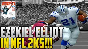 Please check back at a later date for more achievements and trophies to be added. Ezekiel Elliot In Espn Nfl 2k5 With Madden 17 Ratings Youtube