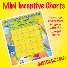 Nsd2220 Healthy Habits Editable Mini Incentive Charts