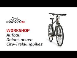 Aufbauvideo Cityrad Trekkingrad Fahrrad De Youtube