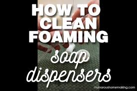 Open the soap dispenser drawer and press the green drawer retainer (in the middle compartment) down while pulling the drawer outwards, this will if this is the case just get a long piece of notebook wire and slide it through the pump and it may unclog it. How To Clean Your Foam Soap Dispenser Humorous Homemaking