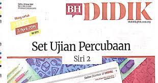 Ujian percubaan upsr 2019 (kelantan) assalamualaikum. Dunia Pendidikan Set Ujian Percubaan Upsr Berita Harian Didik 20 Julai 2019 Siri 2