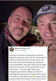 Dave Matthews Song Dedicated to His Mother