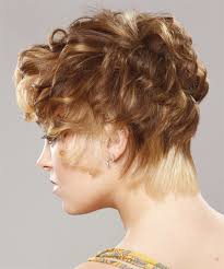 Caramel highlights look great on short hair. Short Curly Light Caramel Brunette Hairstyle With Light Blonde Highlights