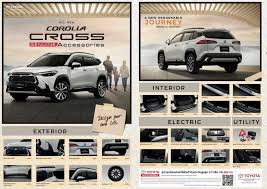 Upholstery options include leather for the hybrid, and fabric. Toyota Corolla Cross Urban Sport Adventure Edition Announced
