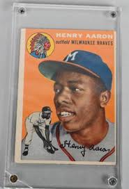 1954 Topps Hank Aaron Rookie Card