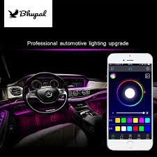Bhupal 6pc Led Heads With 26ft Fiber Optic Light Roll Bluetooth Phone App Controlled For Car Automotive Home Decor Atmosphere Accent Lighting Bhupal Deals