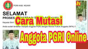 Jika belum memiliki kartu pgri maka dengan cara registrasi pada website pgri online tersebut anda bisa mendapatkannya Cara Mutasi Data Kartu Anggota Pgri Di Anggota Pgri Or Id Calon Guru Youtube