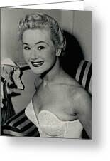 Susan Irvin Takes Over From Joy Nicholls, Who Is Ill, In  the Pajama Game .  Wood Print by Retro Images Archive