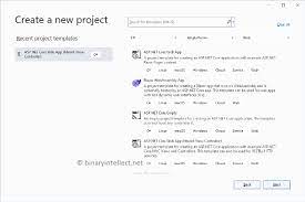 Your First App Using Asp.net Core 6 And Visual Studio 2022 |  Binaryintellect Knowledge Base