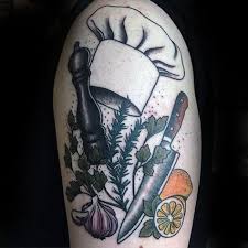 60 Kulinarische Tattoos Fur Manner Cooking Ink Ideen Mann Stil Tattoo Kulinarische Tattoos Essen Tattoos Koch Tattoo