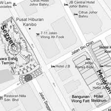 1, jalan lingkaran dalam, bukit senyum, 80300 johor bahru, johor, malaysia Study Areas In Relation To The Old City Centre In Johor Bahru Source Download Scientific Diagram