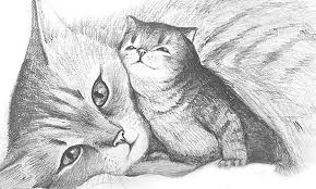 Want to discover art related to anime_mothers_day? Pencil Sketching Mother S Day S Gift Special Mommy And Baby Kitty Cats Small Online Class For Ages 8 13 Outschool