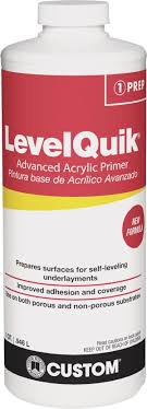Or you could cover 24 square feet with 1/2 deep of slu. Buy Levelquik Advanced Acrylic Underlayment Primer Qt