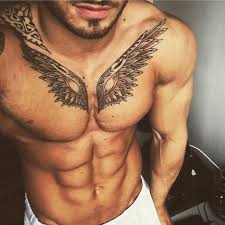 Pin By Monika On Boys Wing Tattoo Men Chest Tattoo Men Cool Tattoos For Guys