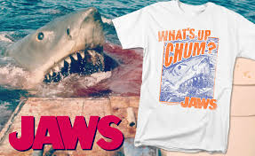 Jaws Whats Up Chum Shark Retro T Shirt
