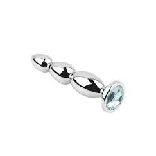 TLXT Big Size Jewel Metal Anal Beads Anal Plug
