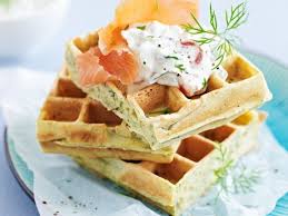 Pikante Waffeln Mit Lachs Rezept Pikante Waffeln Rezepte Herzhafte Waffeln