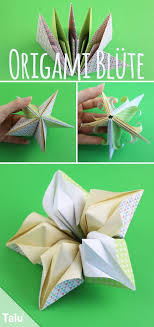 Origami Blute Falten Anleitung Zum Nachbasteln Origami Anleitung Blume Origami Anleitungen Origami