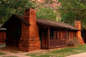 Western Cabins Near The Lodge National Park Lodges Zion Lodge Zion National Park