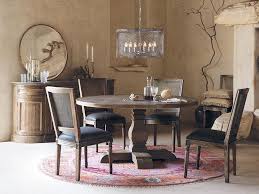 Kensington Round Dining Table Arhaus Furniture Farmhouse Classics Add Warmth And Traditio Farmhouse Table Chairs Interior Design Dining Room Dining Chairs